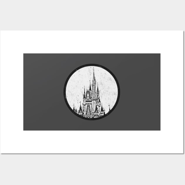 Magic Castle Circle Vintage Wall Art by FandomTrading